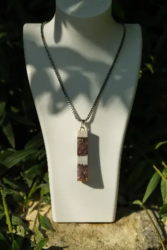 [OK-240527-01] Orgonit Anhänger "Amethyst Glow"